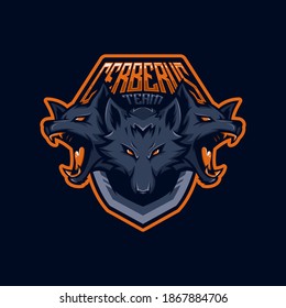 cerberus mascot logo for esport