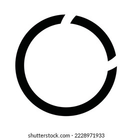 cercal shape black icon vector logo cercal for your company 