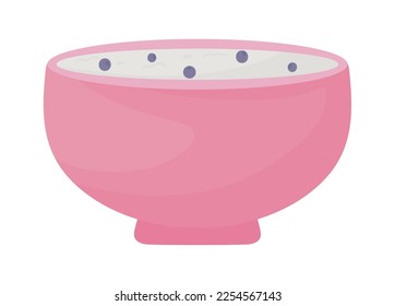 fondo blanco del icono del desayuno de cereales