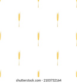 Cereal culture pattern seamless background texture repeat wallpaper geometric vector
