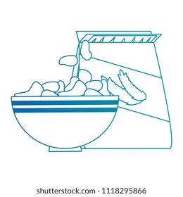 cereal dish with bag