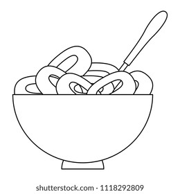 cereal dish with spoon
