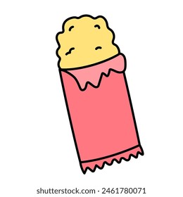 Cereal granola bar. Food snack icon