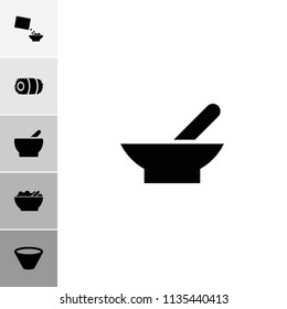 Cereal icon. collection of 6 cereal filled icons such as bowl. editable cereal icons for web and mobile.