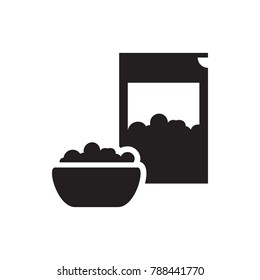cereal icon illustration isolated vector sign symbol