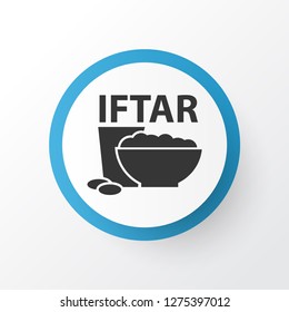 Cereal icon symbol. Premium quality isolated bowl element in trendy style.