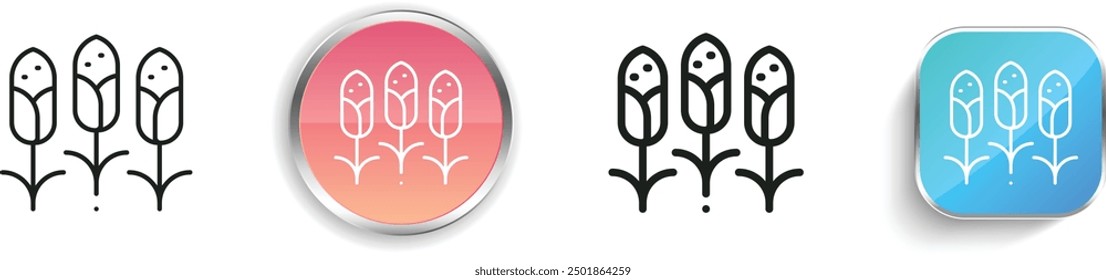 cereal icon. Thin Linear, Regular and Button Style Design Isolated On White Background