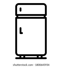 Icono de jarra de cereales. Icono del vector del jarro de cereal de contorno para diseño web aislado en fondo blanco