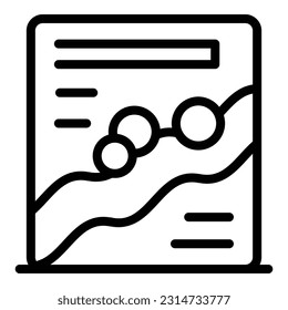 Cereal package icon outline vector. Breakfast milk. Bowl corn