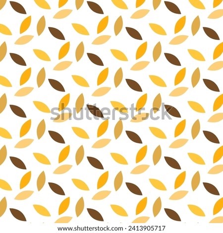 Cereal pattern for bakery. Seed and ears of wheat, rye or barley. Editable outline stroke. Vector line.