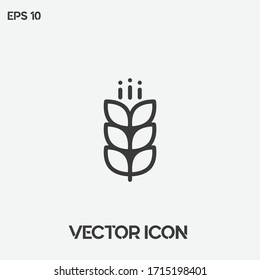 Cereal vector icon illustration. Ui/Ux. Premium quality.