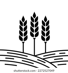 Cereal vector icon on white background 