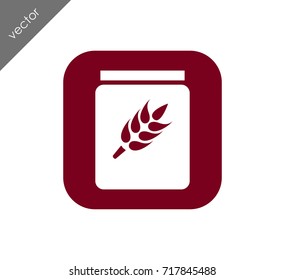 Cereals box icon