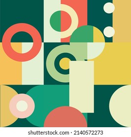 cereals geometry minimalistic with simple shape and figure.Great for flyer, web poster, natural products presentation templates, cover design. Vector .
