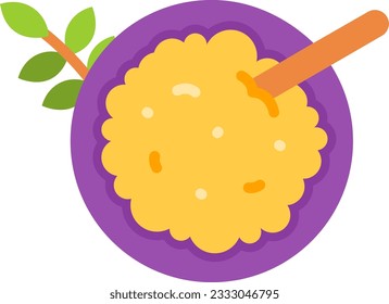 Imagen de icono de cereales. Adecuado para aplicaciones móviles.