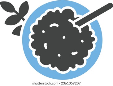 Cereals Icon image. Suitable for mobile application.