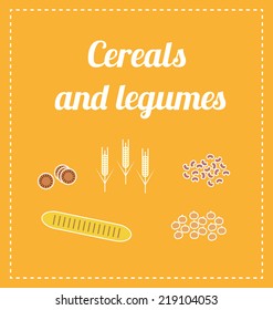 Cereals and legumes