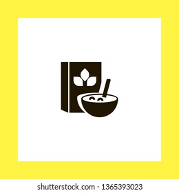 cereals vector icon. flat design