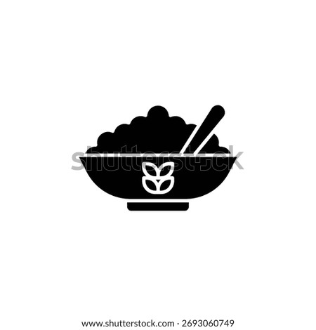 Cereals vector icon. Food and beverage icon solid style. perfect use for logo, presentation, website, and more. modern icon design glyph style