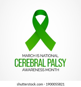 Cerebral palsy (CP) is a group of disorders that affect a person's ability to move and maintain balance and posture. CP is the most common motor disability in childhood. Vector illustration.
