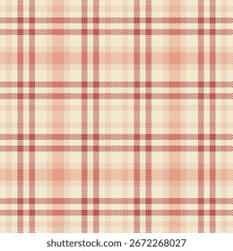 Padrão de tecido de cerimônia têxtil, vetor de tartan de verificação de maquete. Suite fundo de textura sem costura plaid na paleta de cores claras e vermelhas.