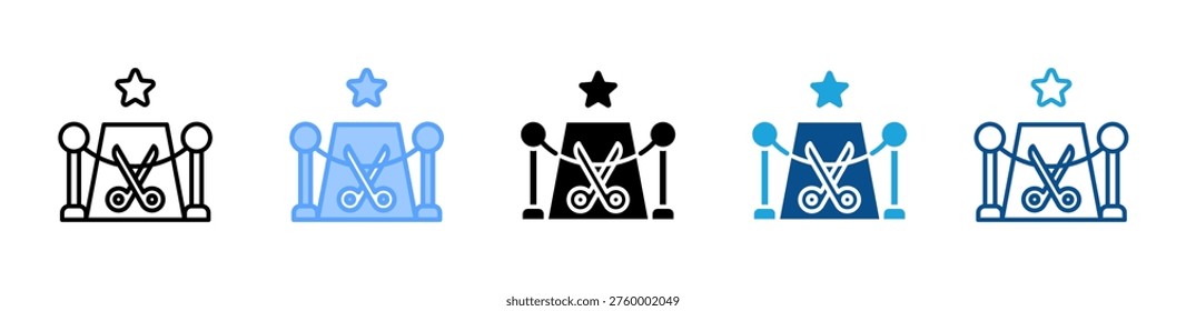 Ceremony icon multiple style and collection
