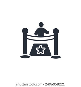 ceremony icon. vector.Editable stroke.linear style sign for use web design,logo.Symbol illustration.