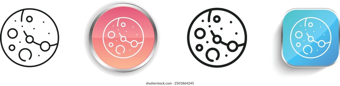 ceres icon. Thin Linear, Regular and Button Style Design Isolated On White Background