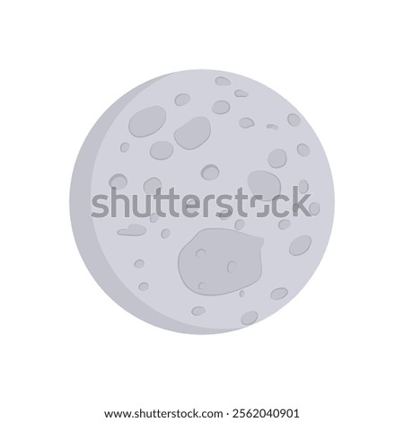 Ceres, Space Vector Illustration, Isolated