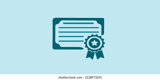 Cerificate, Reward, Appreciation certificate vector illustration. Certficate reward icon.