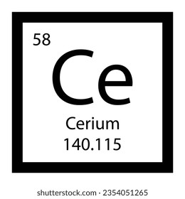 cerium icon vector illustration design