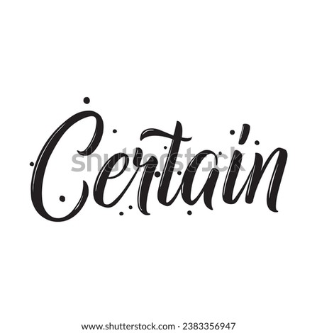 certain text on white background.