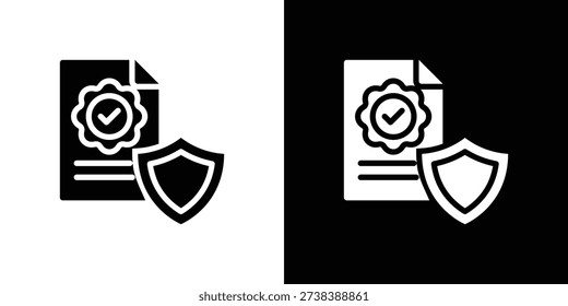 Certainty Icon Sheet Black And White