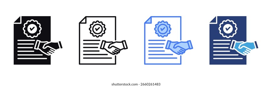 Certainty icon sheet multiple style collection