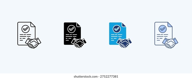 Certainty Multiple Icon Illustration Vector