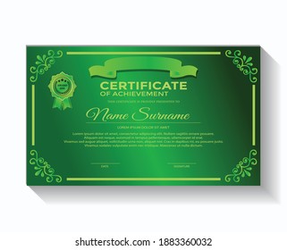 Certificate with abstract design Vector good