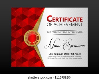 Certificate of achievement