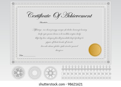 Certificate Of Achievement