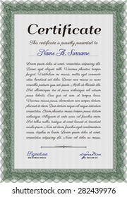 Certificate of achievement. With background. Good design. Customizable, Easy to edit and change colors.