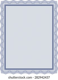 Certificado de progreso. Fácil de imprimir. Ilustración vectorial. Diseño de belleza. 