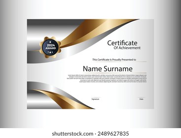 Certificate of Achievement and Elegant Best 2024 
