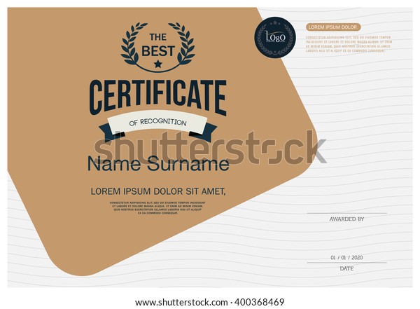 Certificate Achievement Frame Design Template Stock Vector Royalty certificate-achievement-frame-design-template-stock-vector-royalty
