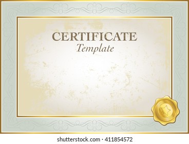 Certificate of Achievement Template