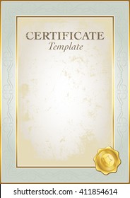 Certificate of Achievement Template