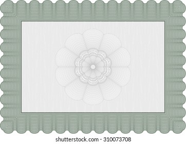 Certificate of achievement template. Printer friendly. Superior design. Frame certificate template Vector.