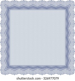 Certificate of achievement. Vector pattern that is used in money and certificate.Easy to print. Modern design. 