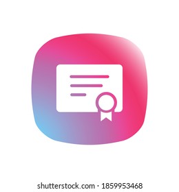 Certificate - App Icon Button
