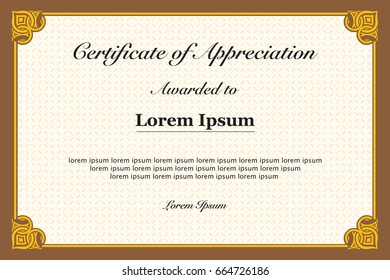 Certificate of Appreciation