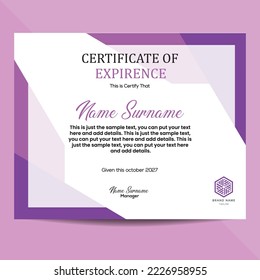 Certificate of Appreciation or achievement. Print ready designed for diploma, award, business, university, school, and corporate