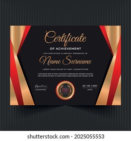 Certificate of appreciation award template for multipurpose use design